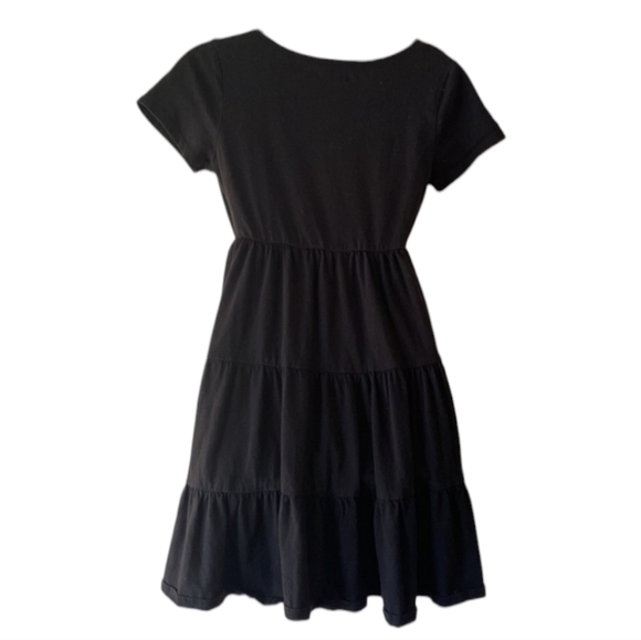 Wild Fable XS Black Short Sleeve Babydoll Mutiple Tiered Dress - Picture 4 of 13